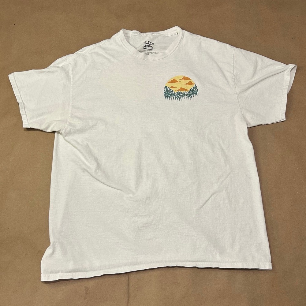 Call Your Mother White Yosemite Graphic T-Shirt Mens XL